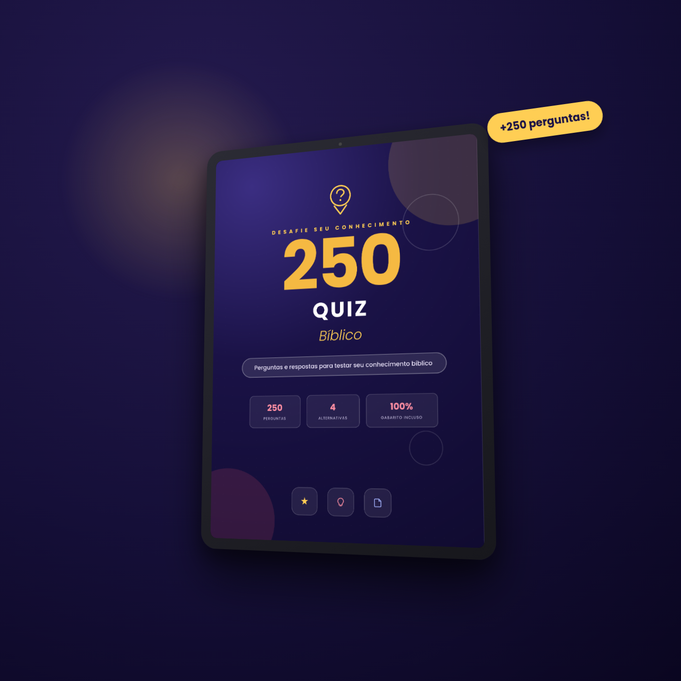 Quiz Bíblico +250 perguntas